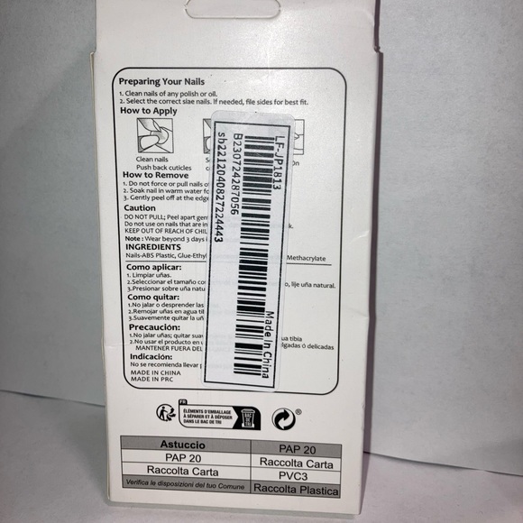 Glamorous Long Coffin floral Pink Ombre Glitter Rhinestone press on nails - Picture 7 of 9